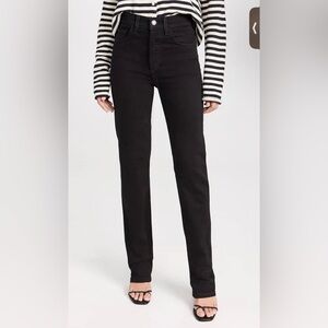 Favorite daughter the vivi jeans high rise long straight Kingsley black size 29